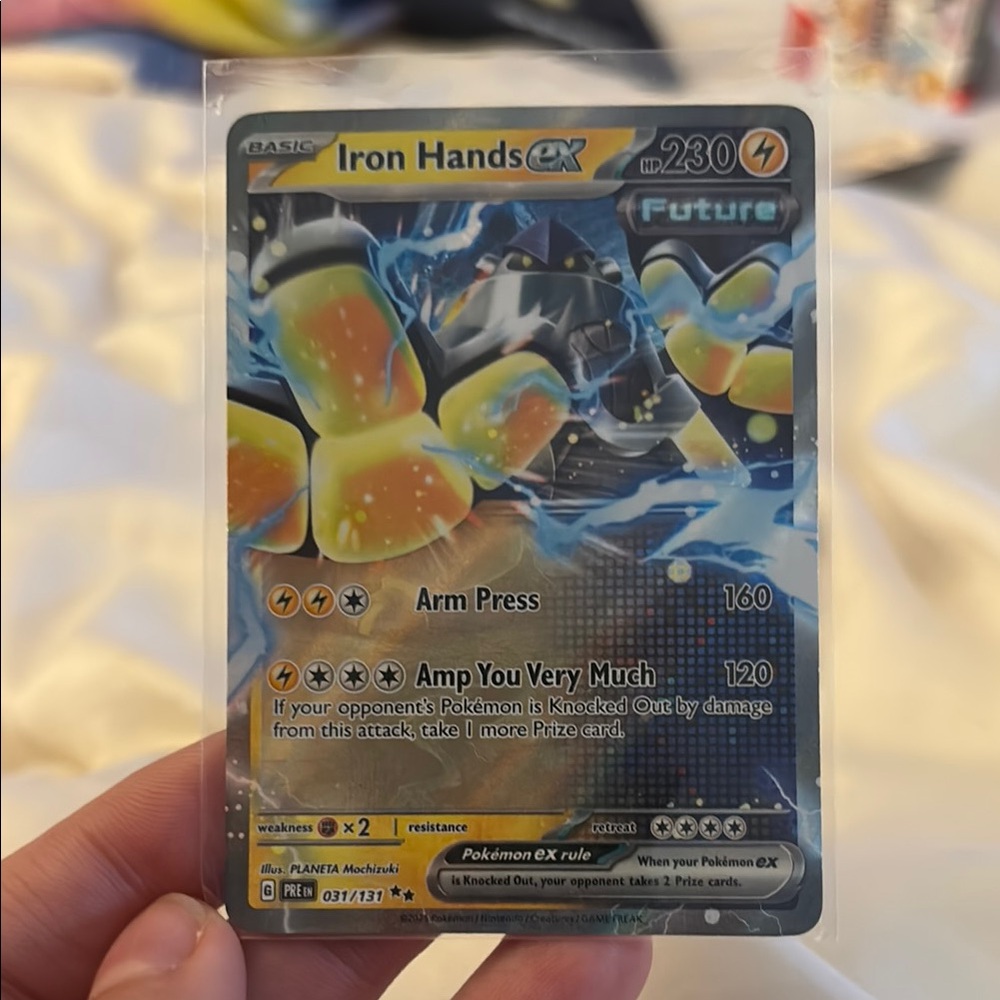 Iron Hands EX Pokémon Card